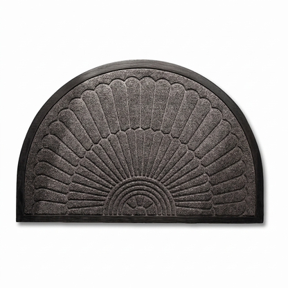 Semi-Circle Non-Slip Rubber Door Mat
