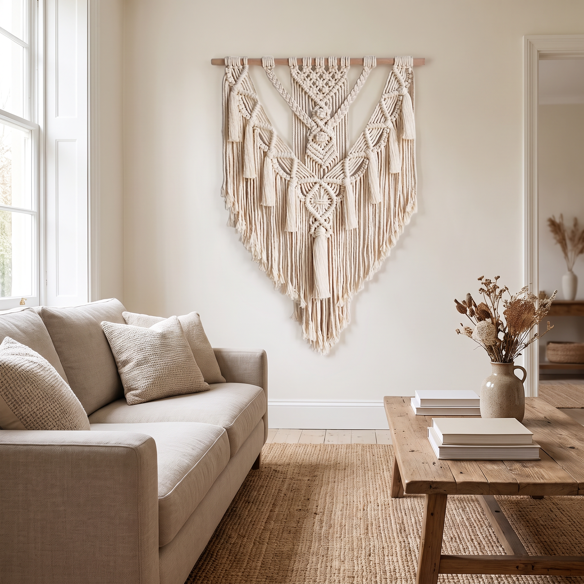 Bohemian Macrame Wall Hanging lifestyle 3