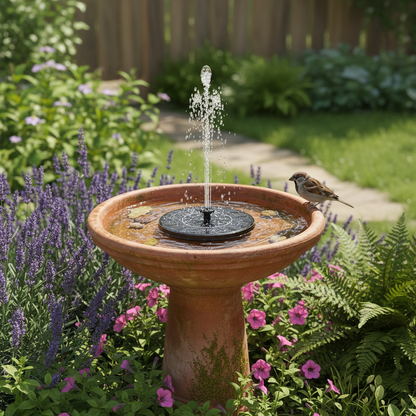Solar-Powered Water Fountain lifestyle 3