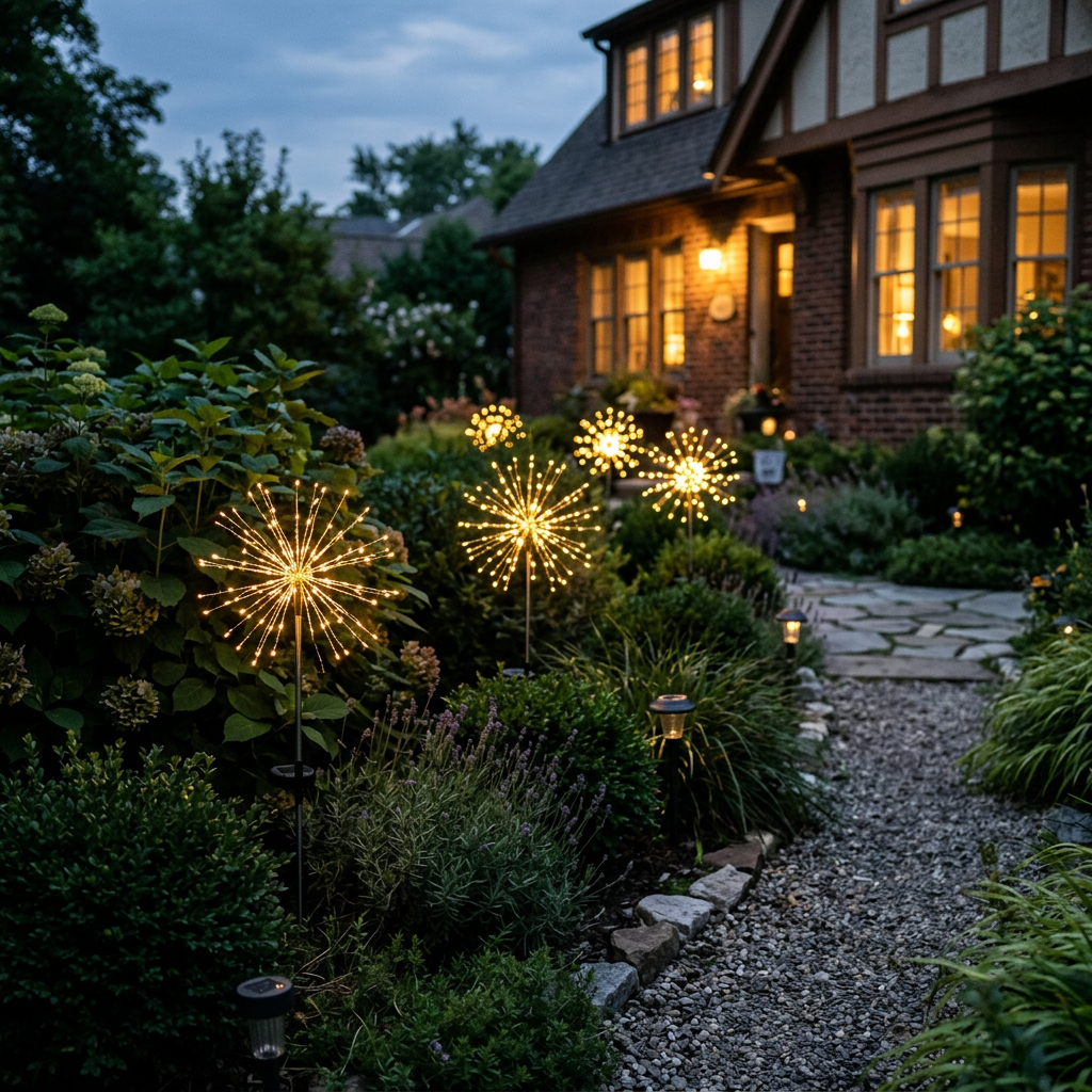 Sparkler Path Lights lifestyle 2