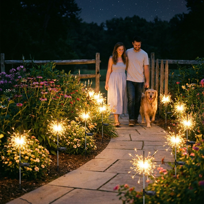Sparkler Path Lights lifestyle 1